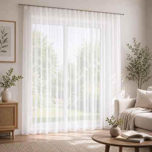 Gardine vorhang voile - vorhang, m
